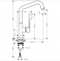 AXOR HANSGROHE COCINA CITTERIO